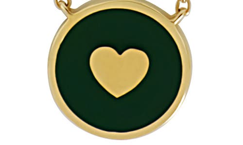 Bony Levy Blg 14k Gold Heart Enamel Pendant Necklace In 14k Yellow Gold