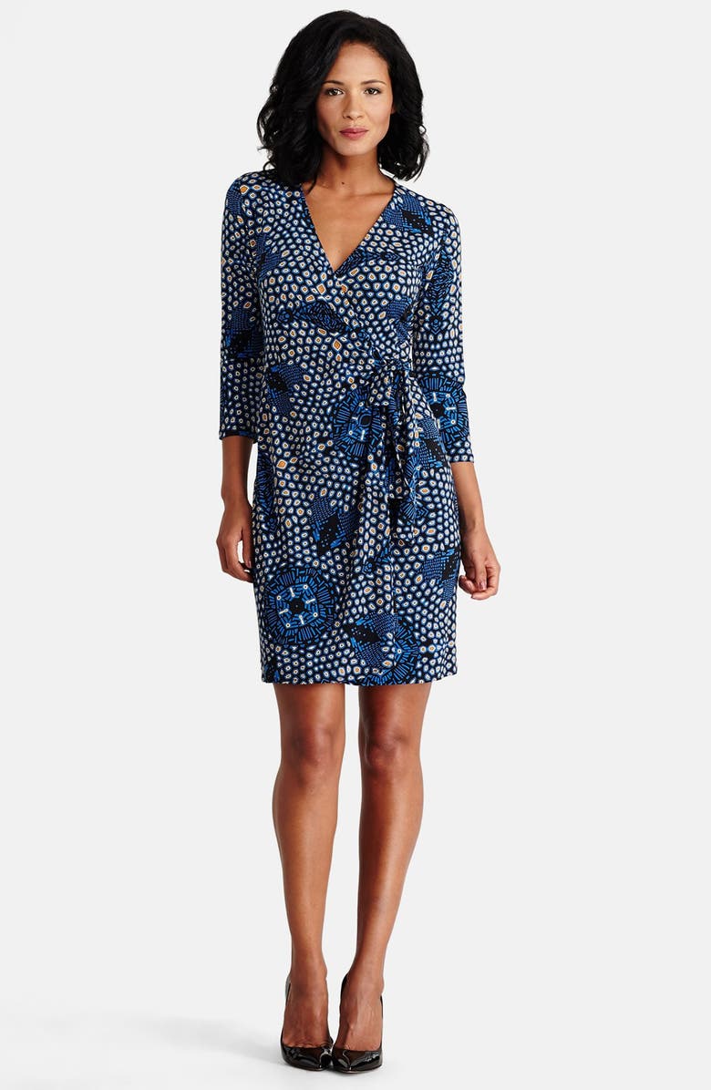 Donna Morgan Print Jersey Wrap Dress | Nordstrom