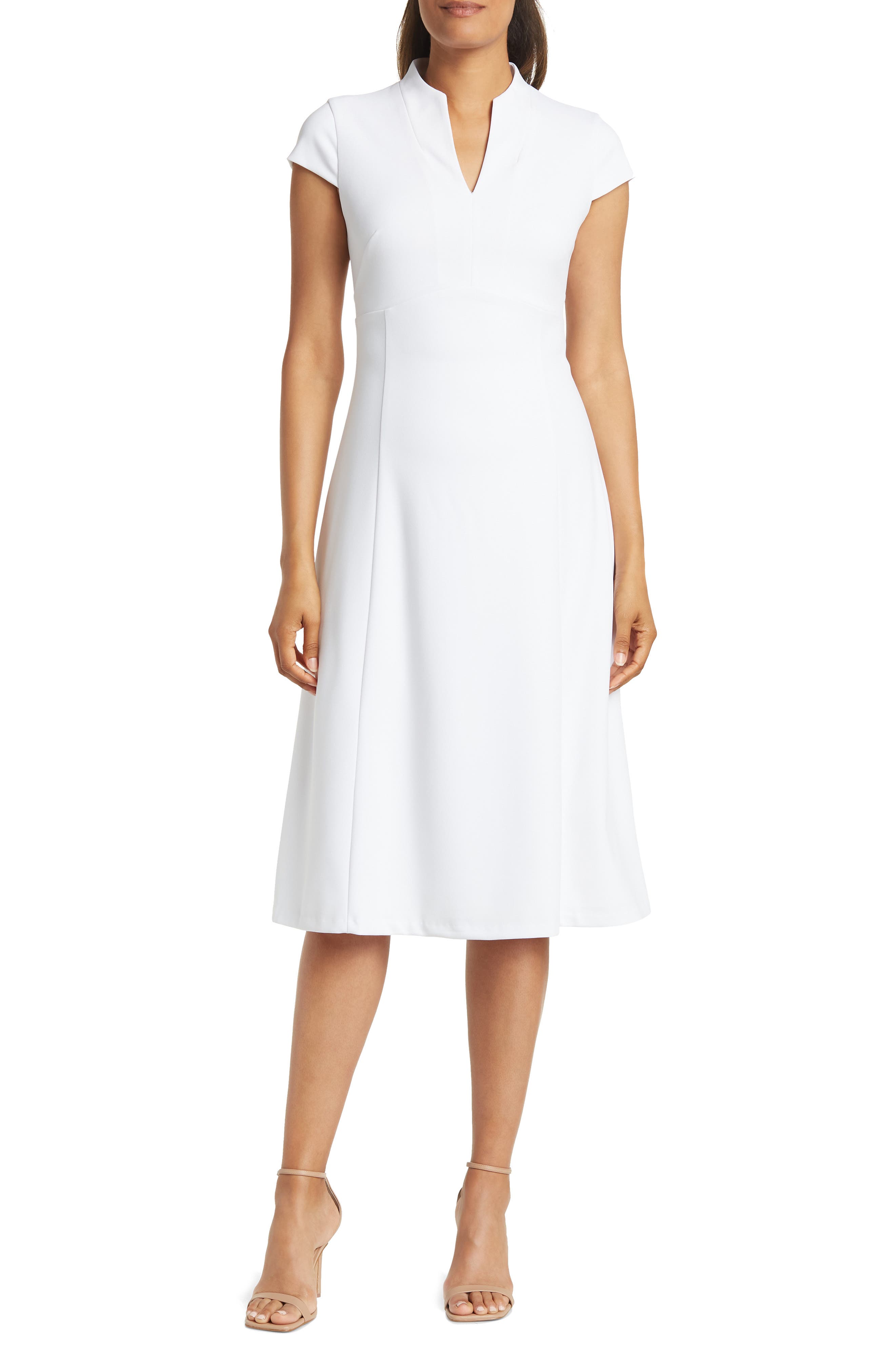 calvin klein white dress