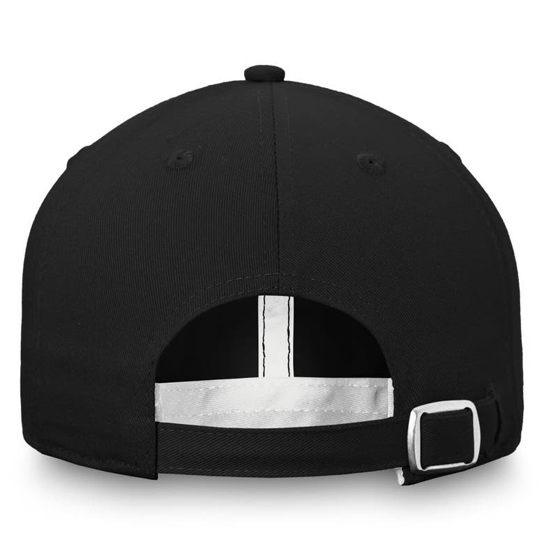 Shop Fanatics Branded Black/light Blue Minnesota United Fc Iconic Adjustable Hat