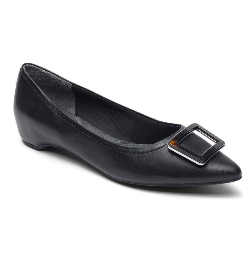Rockport 'Total Motion' Buckle Pointy Toe Pump (Women) | Nordstrom