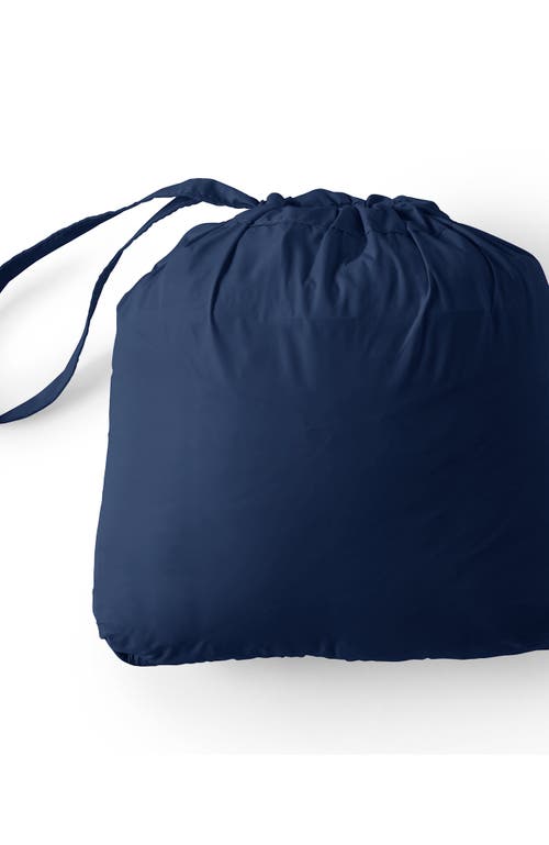 Lands' End Wanderweight Packable Ultralight Down Vest In Deep Sea Navy