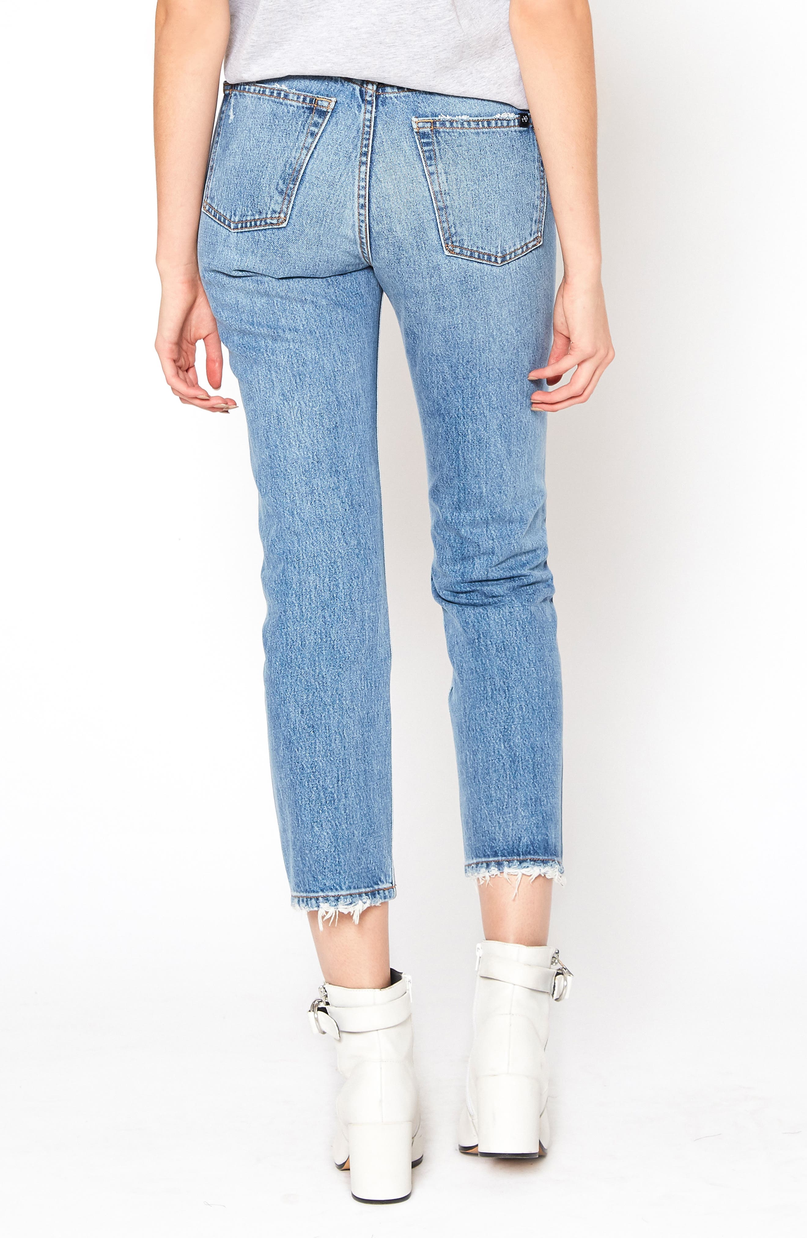 NOEND Astoria High Waist Distressed 