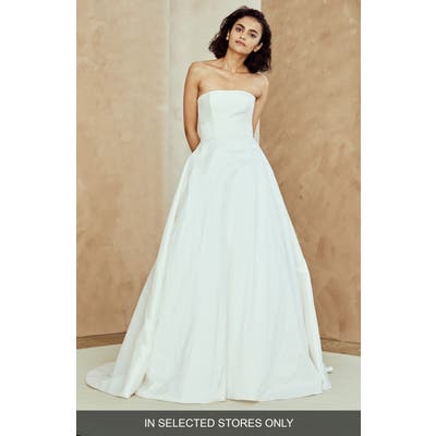 Nouvelle Amsale Ana Strapless Ballgown, Size IN STORE ONLY - Ivory