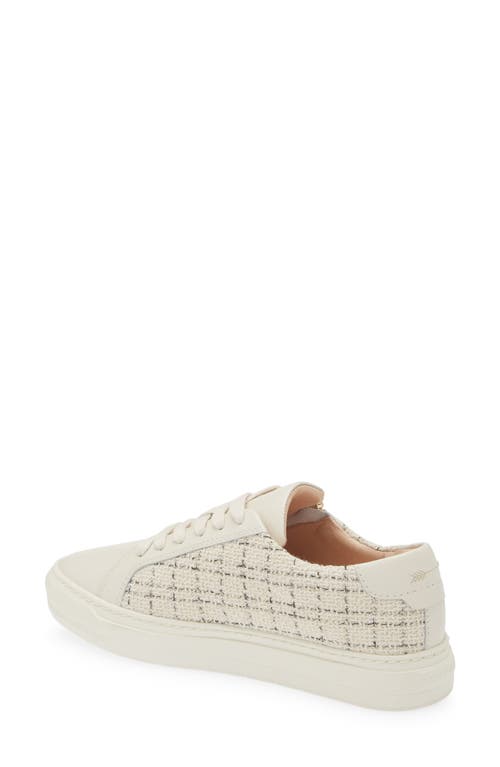 Frankie4 Billie Zip Sneaker In Chalk/tweed