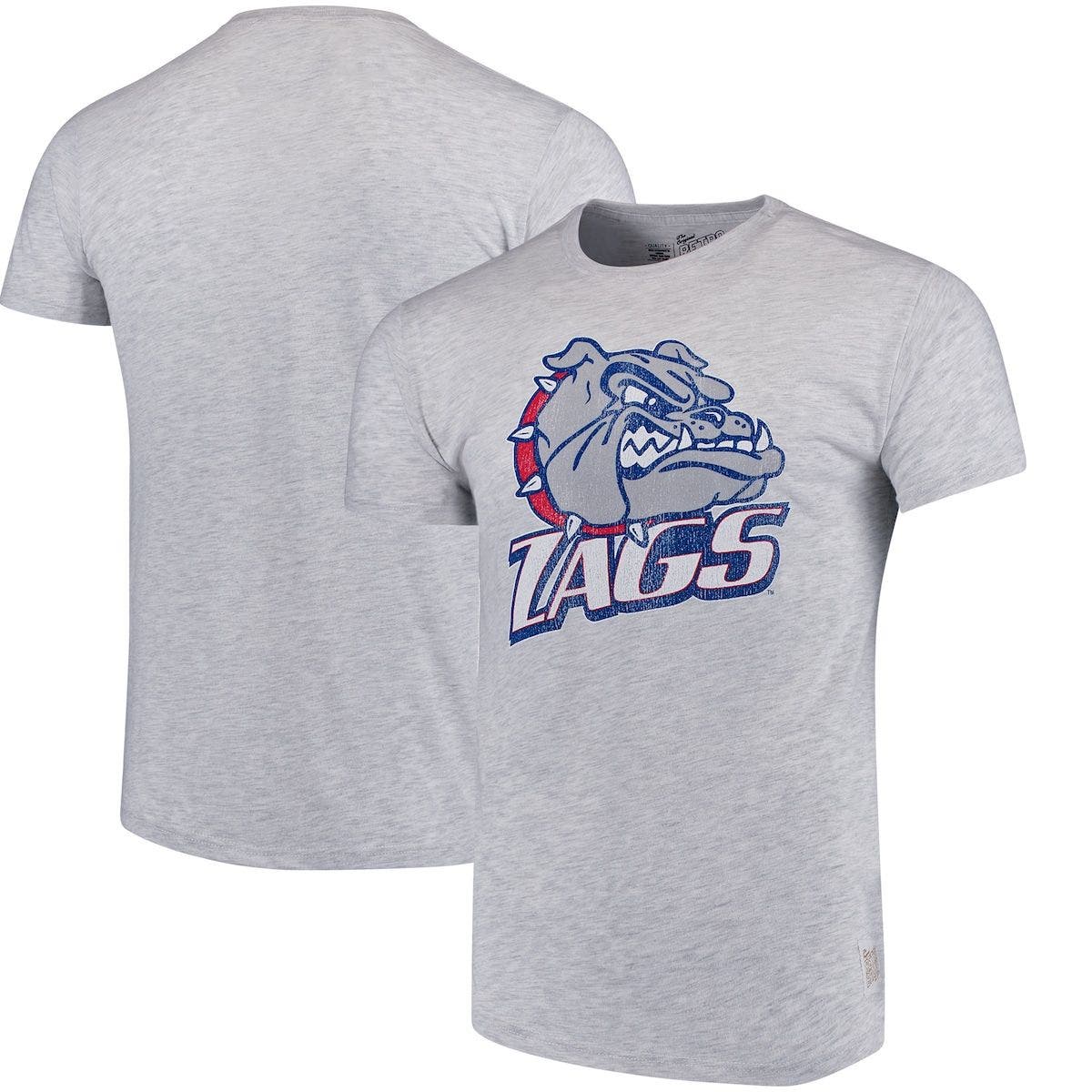 UPC 191260266098 product image for Men's Original Retro Brand Heathered Gray Gonzaga Bulldogs Vintage Tri-Blend T-S | upcitemdb.com