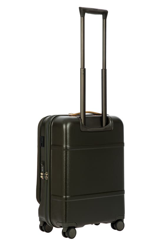 Shop Bric's Bellagio 2.0 Pocket 21-inch Wheeled Carry-on In Olive