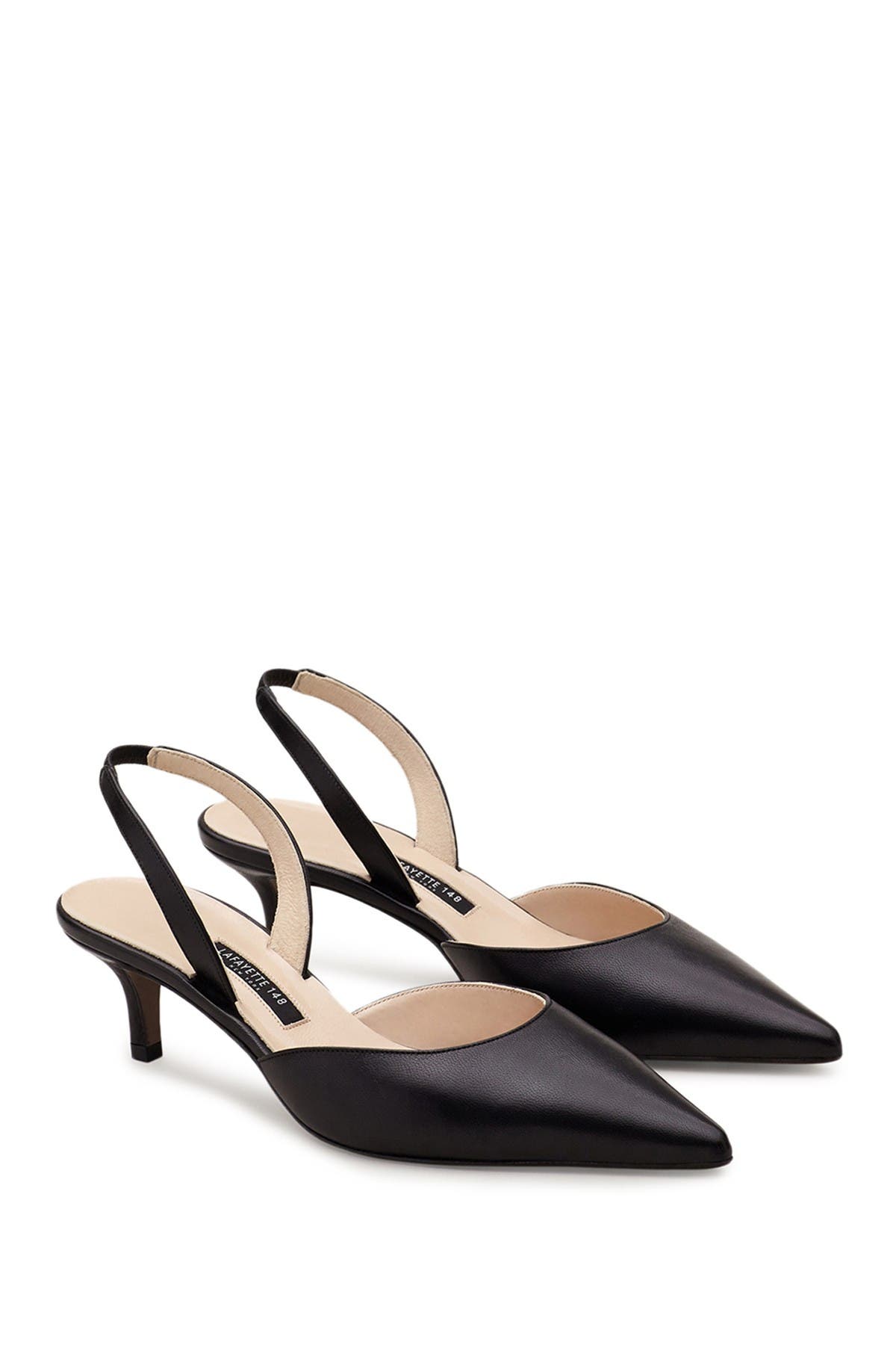 Lafayette 148 Libbet Slingback Pump In Black | ModeSens