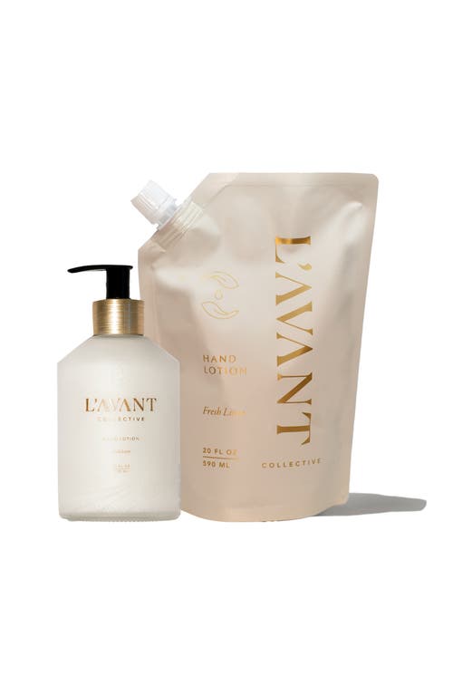 L'avant Collective Fresh Linen Hand Lotion In Cream