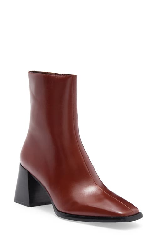 Shop Jeffrey Campbell Sherpal Bootie In Brown