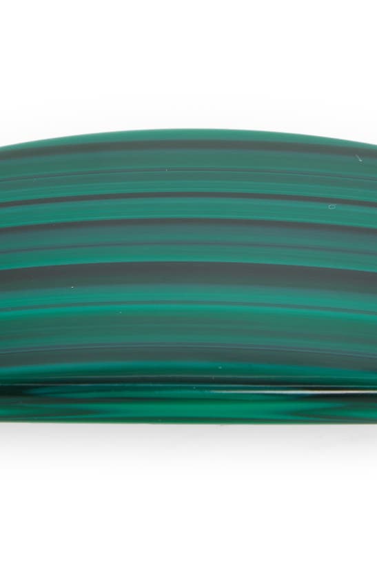 Shop Machete Jumbo Oval Barrette In Malachite