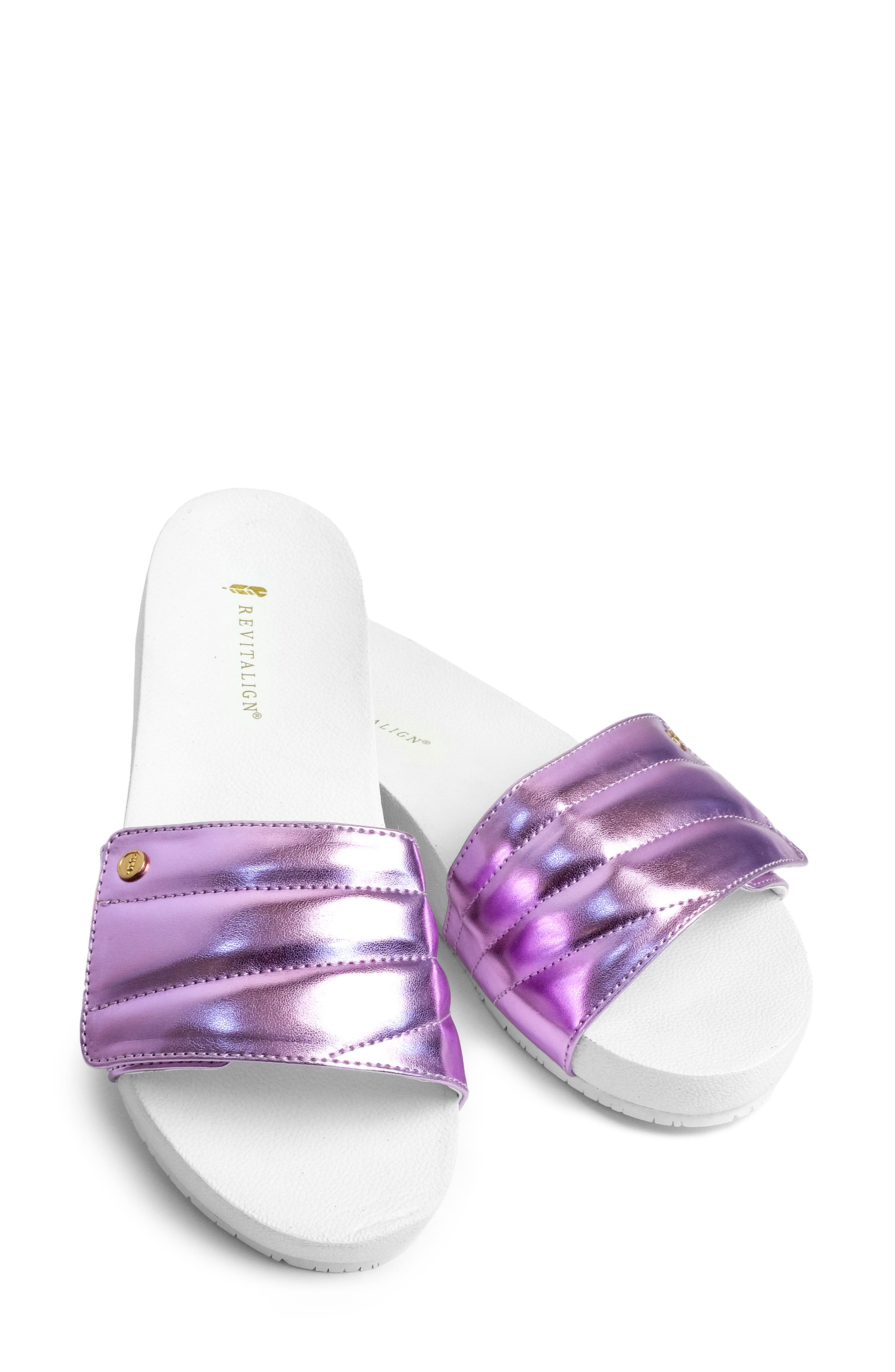 Revitalign Breezy Slide Sandal in Light Pink