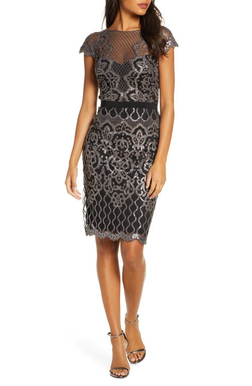 Tadashi Shoji Sequin Lace Body-Con Cocktail Dress at Nordstrom,