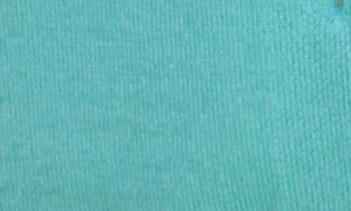 Nina Leonard Colorblock V-neck Cardigan In Mint/navy