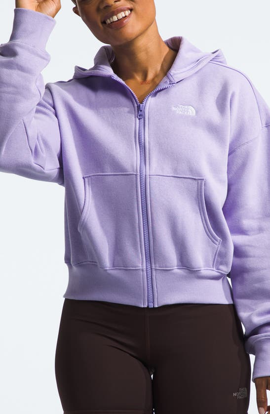 Shop The North Face Evolution Full-zip Hoodie In High Purple