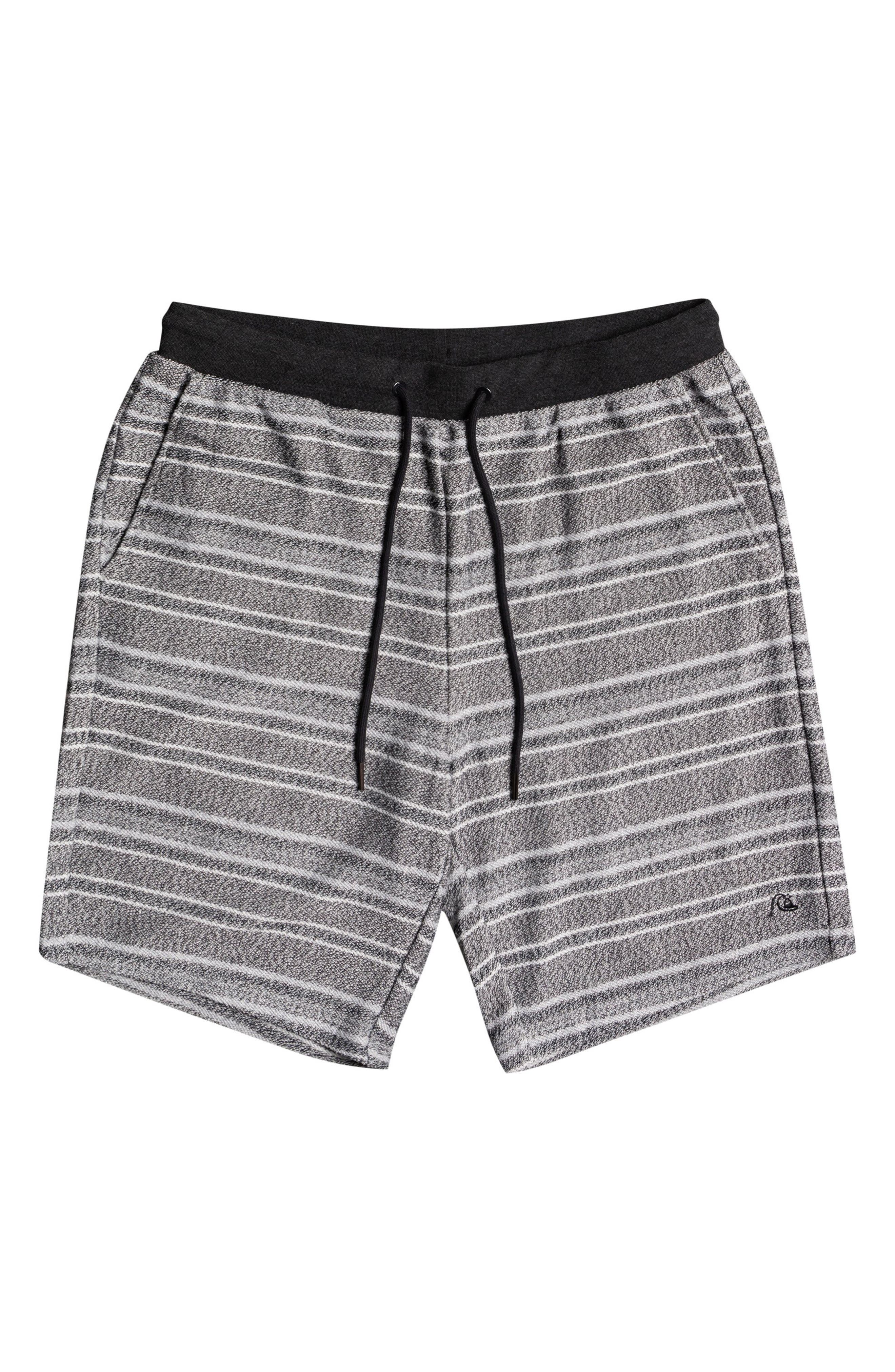 black terry cloth shorts