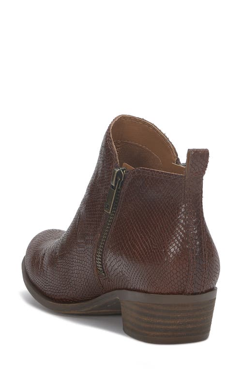 Shop Lucky Brand Basel Bootie In Reishi