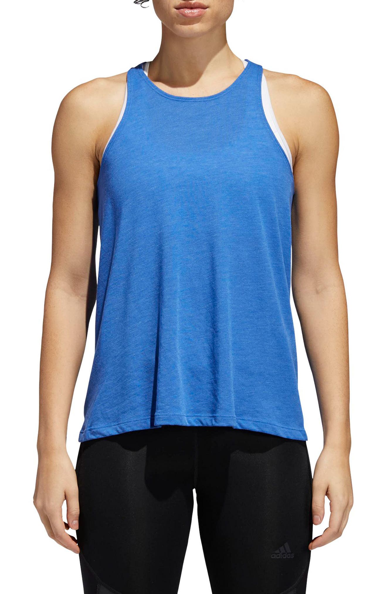 adidas open back tank