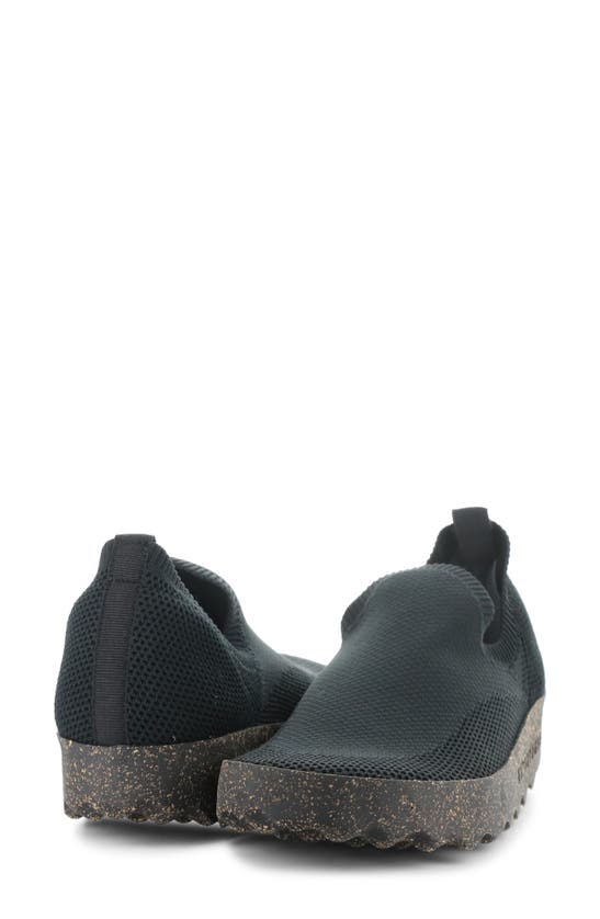 Shop Asportuguesas By Fly London Clip Slip-on Sneaker In Black Recycled Knit