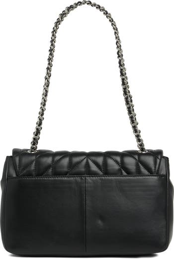 Karl Lagerfeld Paris Embellished Leather Shoulder Bag on SALE