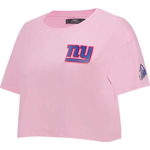 Women's San Francisco 49ers Pro Standard Pink Cropped Boxy T-Shirt