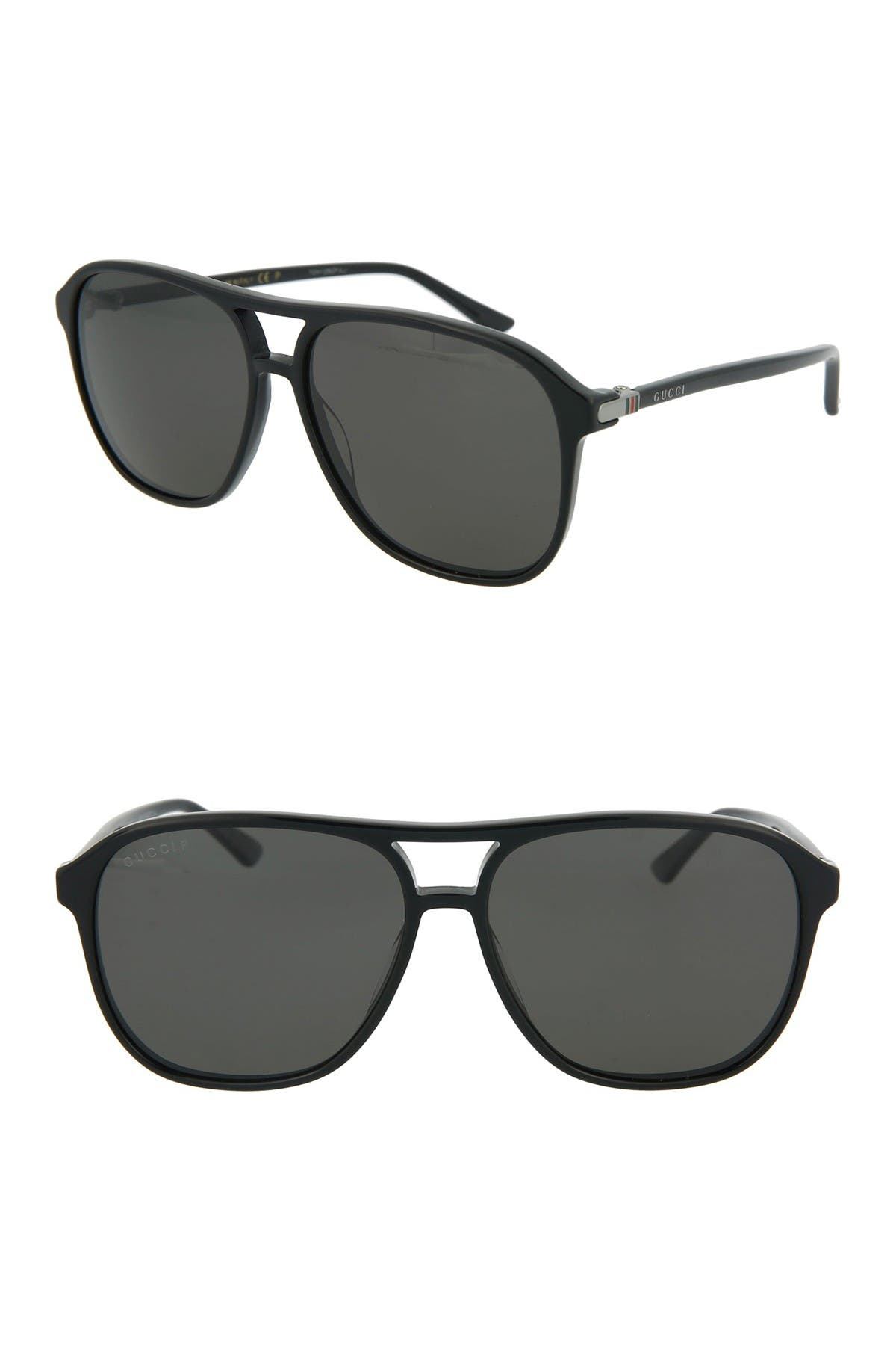 gucci 58mm square sunglasses