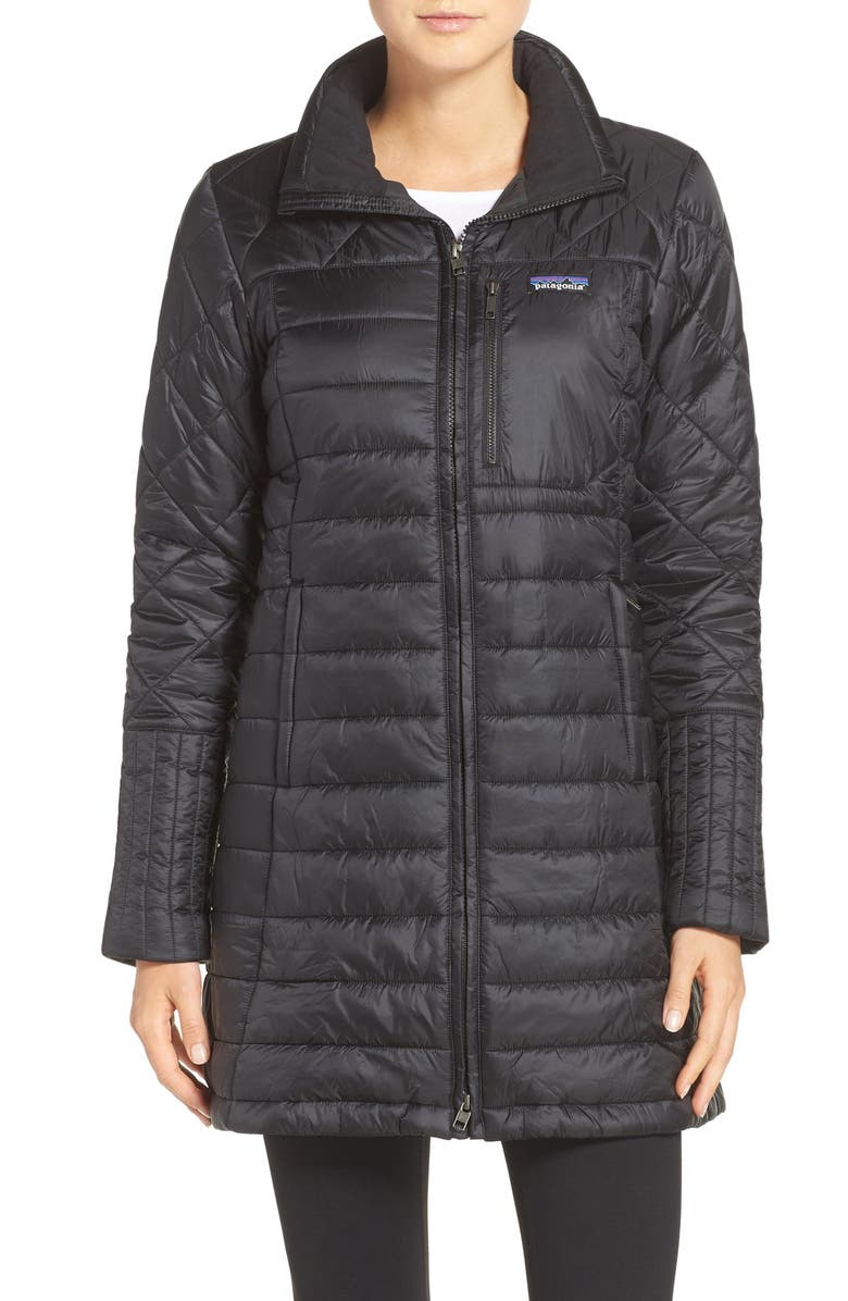 PATAGONIA Radalie Water Repellent Insulated Parka, Main, color, BLACK