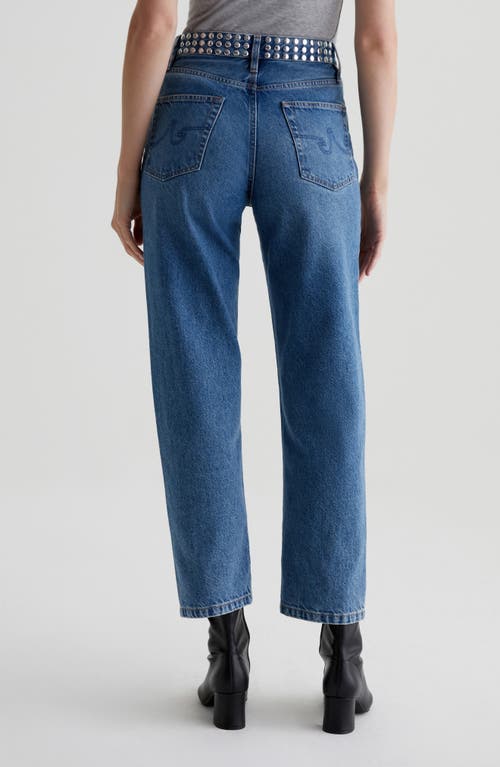 Shop Ag Rian Super High Waist Straight Leg Jeans In Angeleno