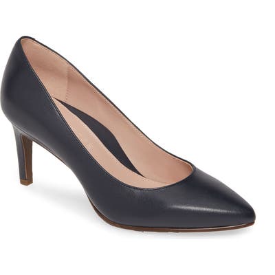 Taryn Rose Collection Gabriela Pointy Toe Pump- Blue