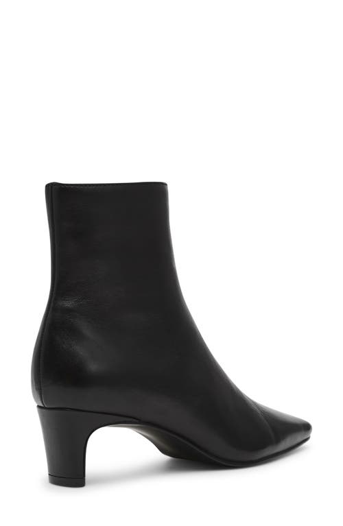 Shop Steve Madden Delvie Bootie In Black Leather