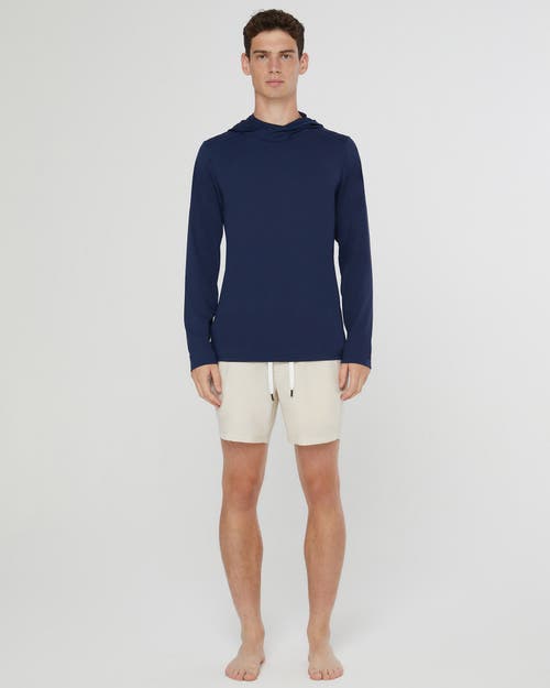 Shop Onia Hooded Sun Tee In Deep Navy