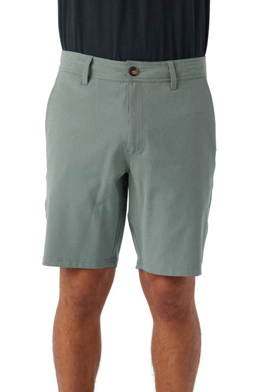 O'neill Reserve Light Check Water Repellent Bermuda Shorts In Dark Olive