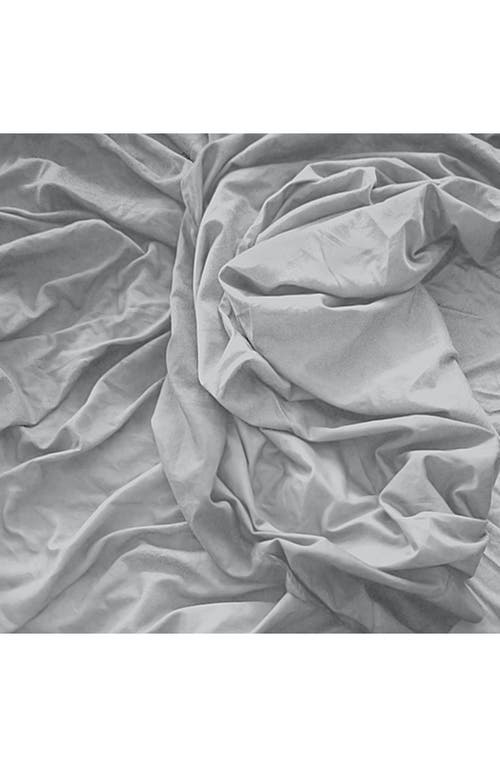 Pillow Guy Soft & Smooth Tencel Duvet Cover 3-piece Set In Light Grey