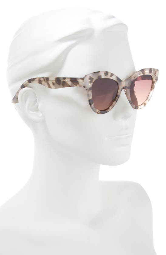 Shop Vince Camuto Cat Eye Sunglasses In Oatmeal