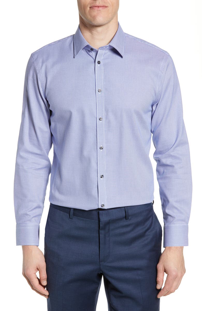 Nordstrom Men's Shop Extra Trim Fit Non-Iron Solid Dress Shirt | Nordstrom