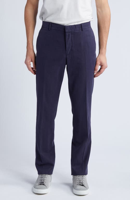 Nordstrom Trim Fit Flat Front Lyocell Blend Chinos at Nordstrom,