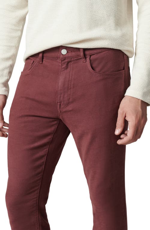 Shop Joe's The Airsoft Asher Slim Fit Terry Jeans In Merlot