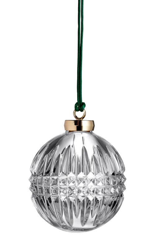 Waterford Lismore Diamond Bauble Crystal Ornament in White 