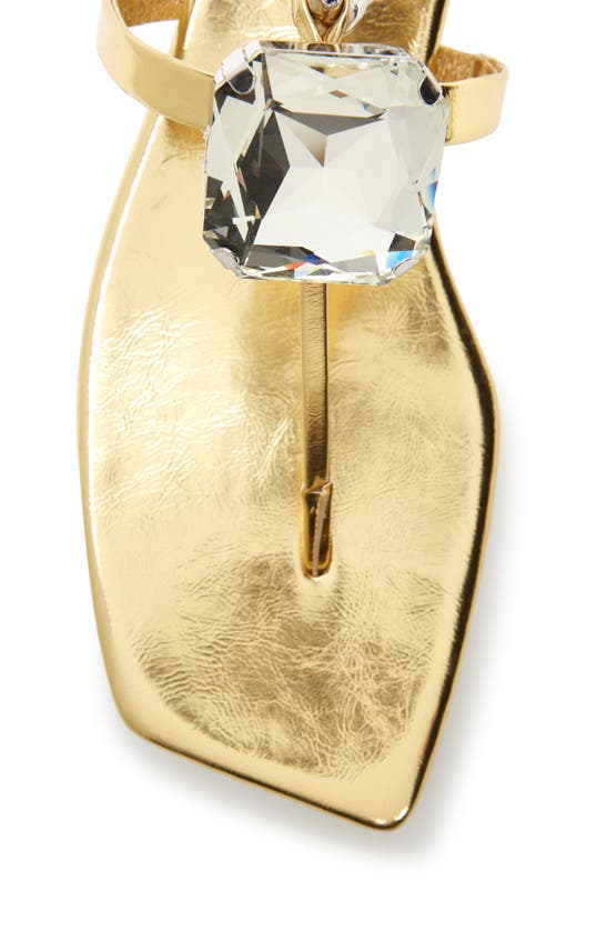 Jeffrey Campbell Ring On It Sandal In Gold Silver Combo
