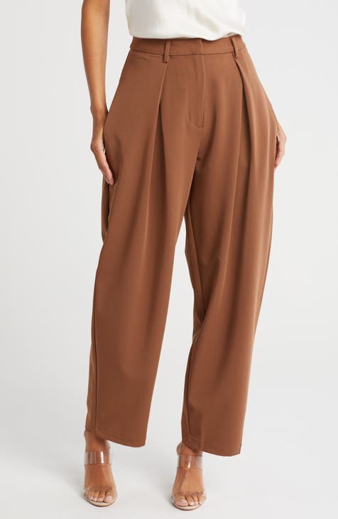 Pleat Front Twill Pants