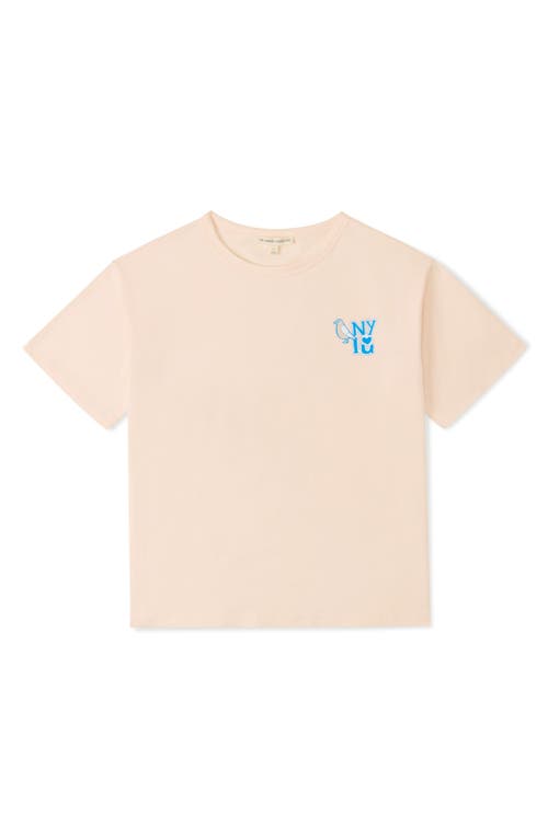 The Sunday Collective Kids' Weekend Organic Cotton Graphic T-Shirt in Light Pink at Nordstrom, Size 3Y