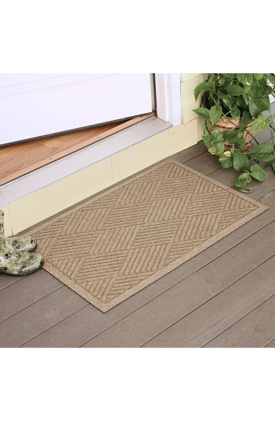 Bungalow Flooring Waterhog Diamonds Floor Mat In Camel