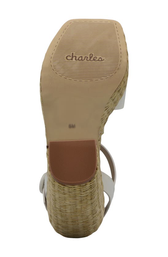 Shop Charles By Charles David Rayna Platform Sandal In White