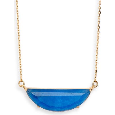 Kate Spade New York Half Moon Scallop Mini Pendant Necklace