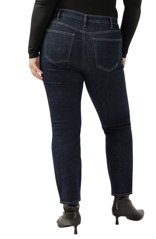 Shop Silver Jeans Co. Isbister High Waist Straight Leg Jeans In Indigo