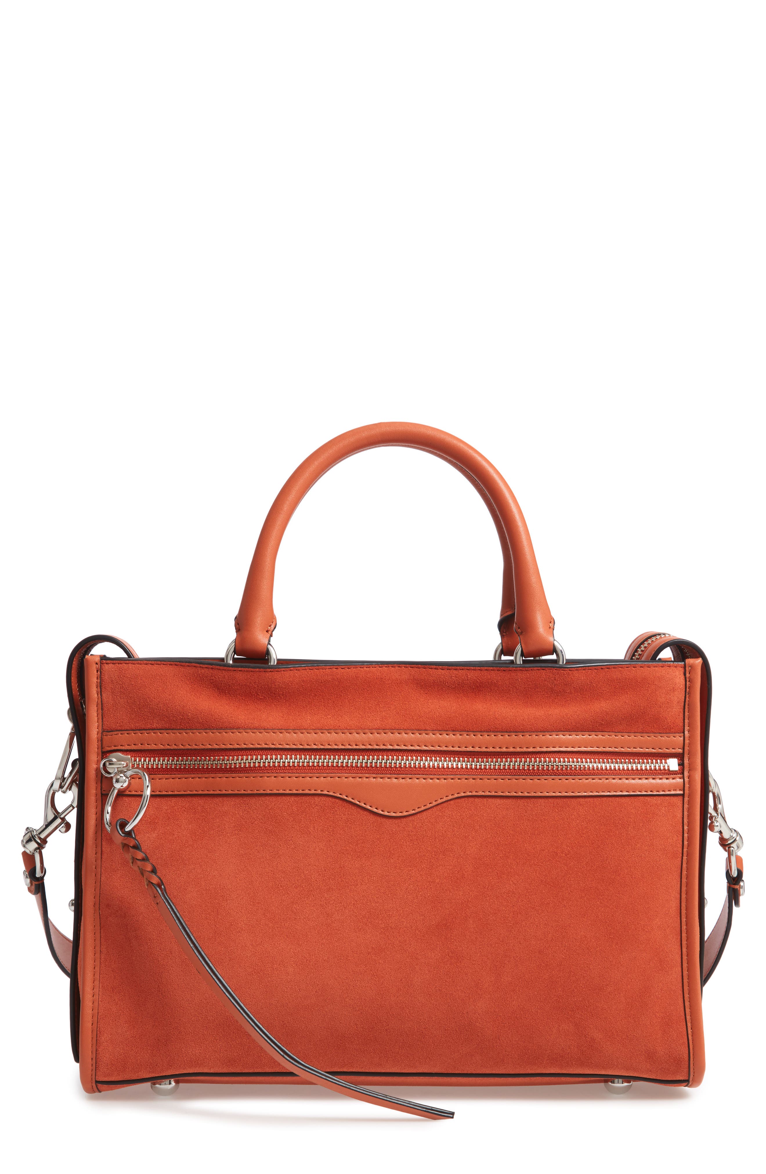 rebecca minkoff bedford suede satchel