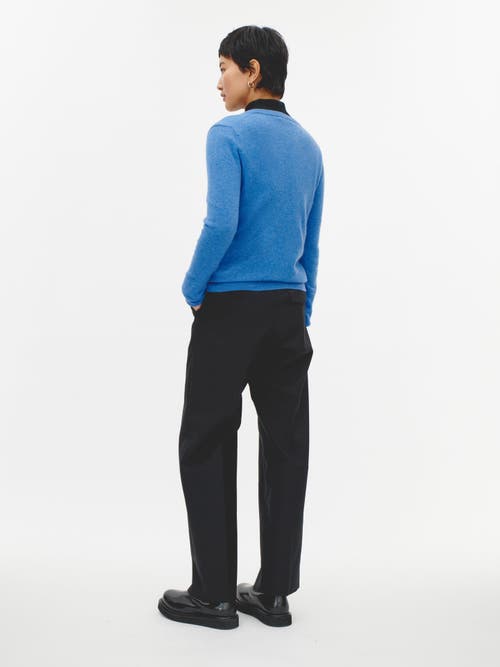 Gobi Cashmere V-neck Cardigan In Blue