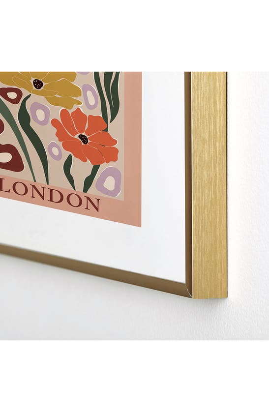 Deny Designs Flower Market Framed Art Print In Pink