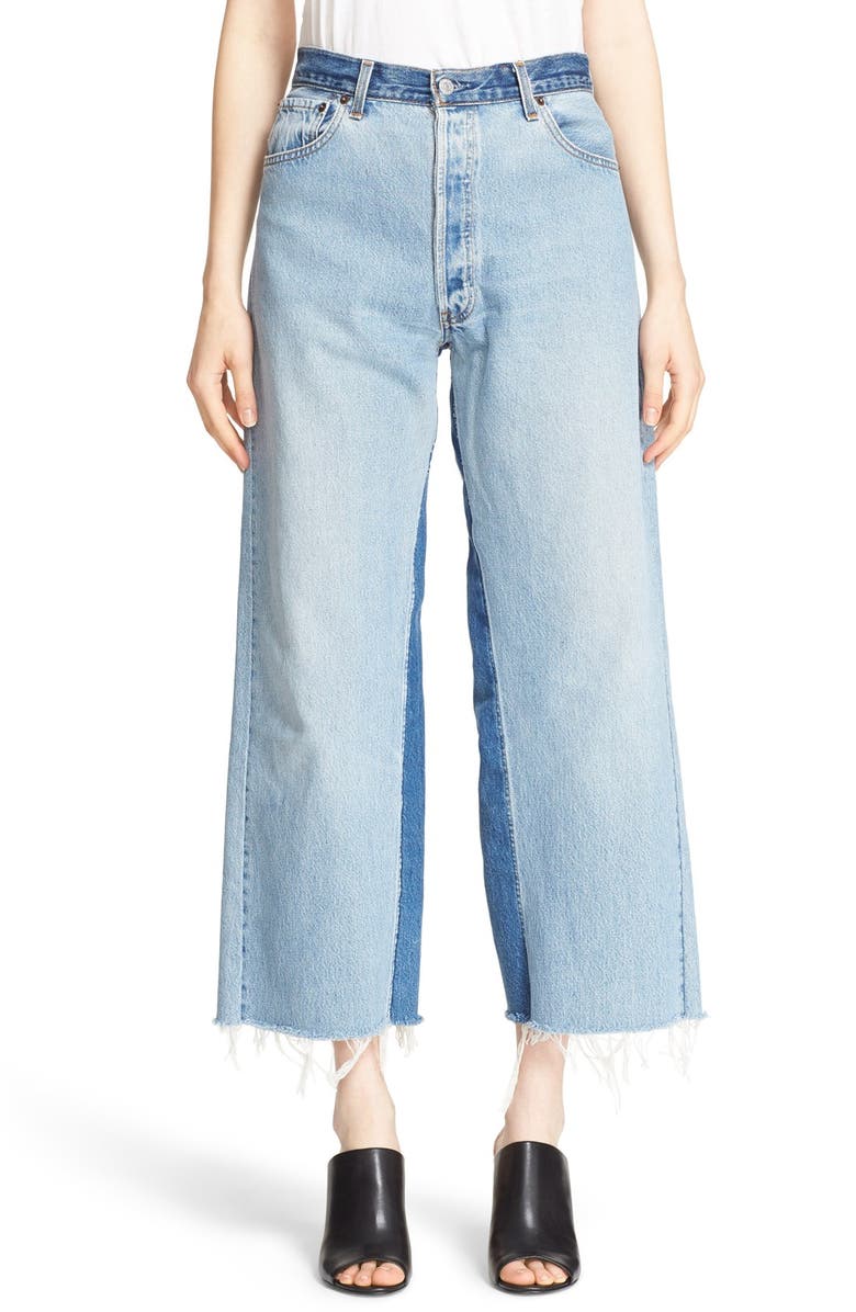 Re/Done 'The High Rise Wide Leg' Reconstructed Jeans | Nordstrom
