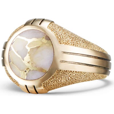 David Yurman Southwest 18K Gold Signet Ring